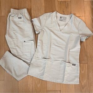 Figs Space Grey Scrub Set- XXS